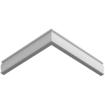 Молдинг ЛДФ меловой Ultrawood (Ультравуд) 2440х30х9 мм, U 0006 2.44