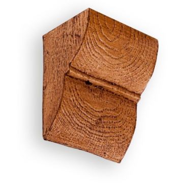 Консоль полиуретановая Уникс (Uniks) Классик К1 Темный дуб 70х90х110 мм OID-6576