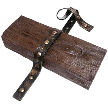 Ремень-имитация полосы кованного металла Т полиуретановая Уникс (Uniks) Бронза OID-6523