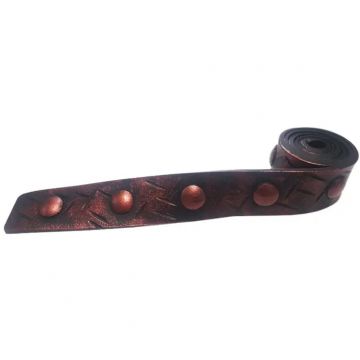 Ремень-имитация полосы кованного металла Т полиуретановая Уникс (Uniks) Гранат OID-6528