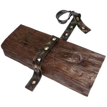 Ремень-имитация полосы кованного металла М полиуретановая Уникс (Uniks) Бронза OID-6527