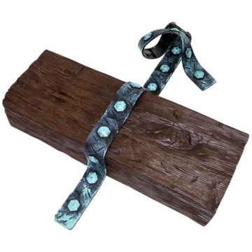 Ремень-имитация полосы кованного металла М полиуретановая Уникс (Uniks) Патина OID-6524