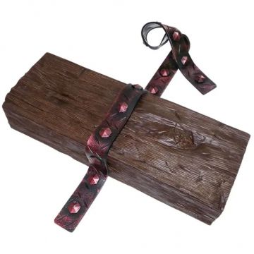 Ремень-имитация полосы кованного металла М полиуретановая Уникс (Uniks) Гранат OID-6526