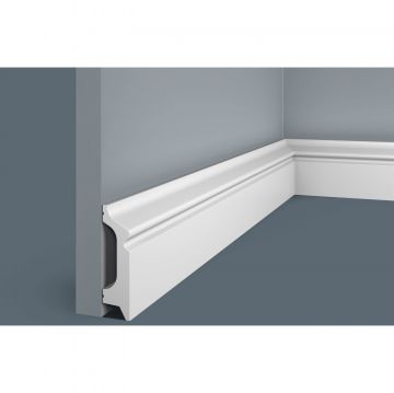 Плинтус Cosca Decor (Коска) PX001, 78х21, 2000 мм, Экополимер