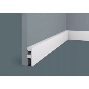 Плинтус под подсветку Cosca Decor (Коска) PX051, 60х19, 2000 мм, Экополимер