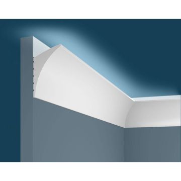 Карниз под подсветку Cosca Decor (Коска) KX007, 70х42, 2000 мм, Экополимер