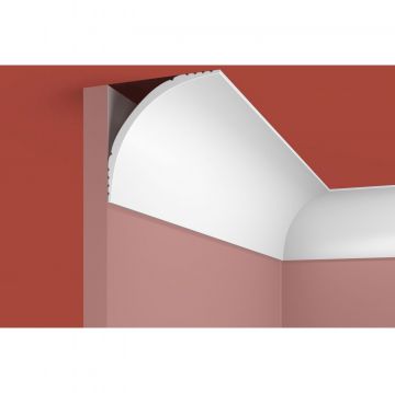 Карниз Cosca Decor (Коска) KX009, 87х87, 2000 мм, Экополимер