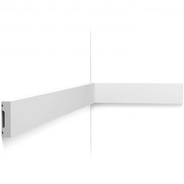 Плинтус напольный Orac Decor (Орак Декор) SX162 Square, 40х10, 2000 мм, Дюрополимер