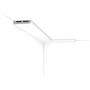 Потолочный карниз Orac Decor (Орак Декор) SX183 Cascade, 75х13, 2000 мм, Дюрополимер