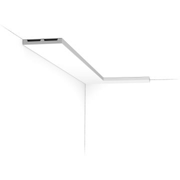 Потолочный гибкий карниз Orac Decor (Орак Декор) SX163F Square, 101х13, 2000 мм