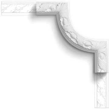 Молдинг для стен Orac Decor (Орак Декор) P101A, 245х24, 245 мм, Полиуретан