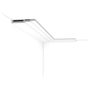 Плинтус напольный Orac Decor (Орак Декор) SX180 High Line, 120х16, 2000 мм, Дюрополимер