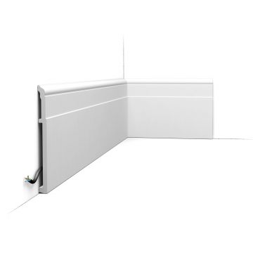 Плинтус напольный Orac Decor (Орак Декор) SX156 High Line, 202х16, 2000 мм, Дюрополимер