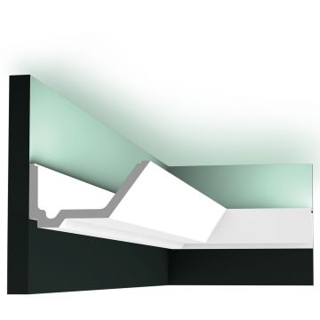 Профиль для скрытого освещения Orac Decor (Орак Декор) C358, 140х73, 2000 мм, Полиуретан