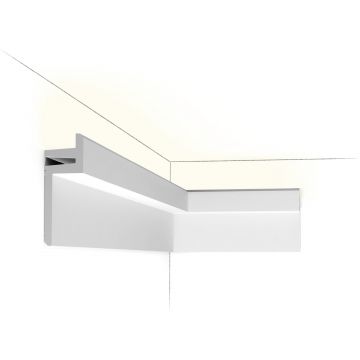 Профиль для скрытого освещения Orac Decor (Орак Декор) C382, 140х50, 2000 мм, Полиуретан
