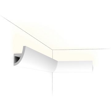 Профиль для скрытого освещения Orac Decor (Орак Декор) C373, 80х50, 2000 мм, Полиуретан