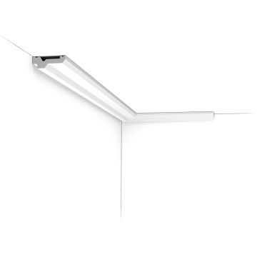 Потолочный карниз Orac Decor (Орак Декор) C360, 60х21, 2000 мм, Полиуретан