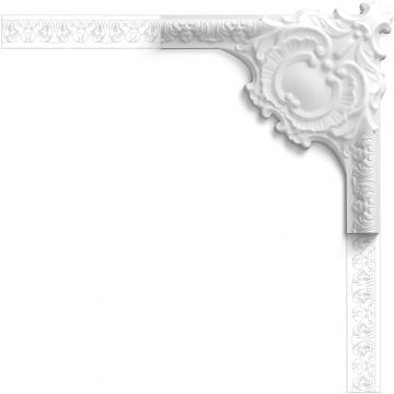 Молдинг для стен Orac Decor (Орак Декор) P3020A, 425х40, 425 мм, Полиуретан