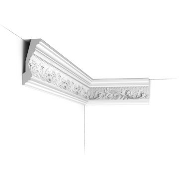 Классический потолочный карниз Orac Decor (Орак Декор) C201, 116х48, 2000 мм, Полиуретан
