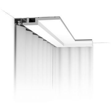 Классический потолочный карниз Orac Decor (Орак Декор) C395, 155х31, 2000 мм, Полиуретан