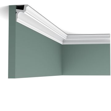 Классический потолочный карниз Orac Decor (Орак Декор) C323, 55х42, 2000 мм, Полиуретан