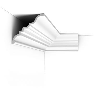Потолочный карниз Orac Decor (Орак Декор) C327, 159х143, 2000 мм, Полиуретан