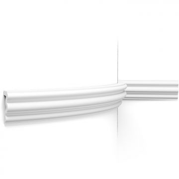 Молдинг гибкий для стен Orac Decor (Орак Декор) P4025F, 83х34, 2000 мм