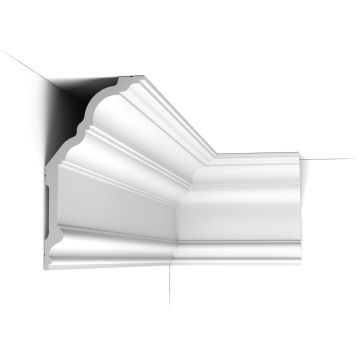 Потолочный карниз Orac Decor (Орак Декор) C340, 256х135, 2000 мм, Полиуретан