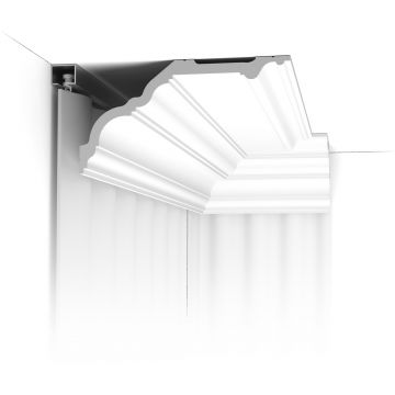 Потолочный карниз Orac Decor (Орак Декор) C340, 256х135, 2000 мм, Полиуретан