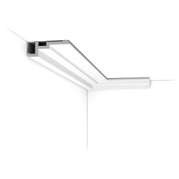 Потолочный карниз Orac Decor (Орак Декор) CX196, 113х40, 2000 мм, Дюрополимер