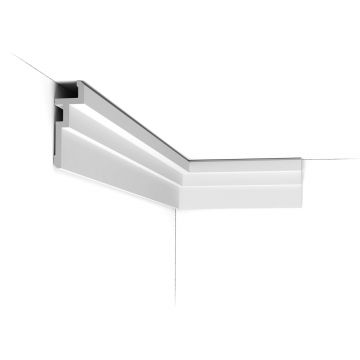 Потолочный карниз Orac Decor (Орак Декор) CX196, 113х40, 2000 мм, Дюрополимер