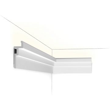 Потолочный карниз Orac Decor (Орак Декор) CX196, 113х40, 2000 мм, Дюрополимер