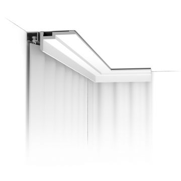 Потолочный карниз Orac Decor (Орак Декор) CX197, 93х50, 2000 мм, Дюрополимер
