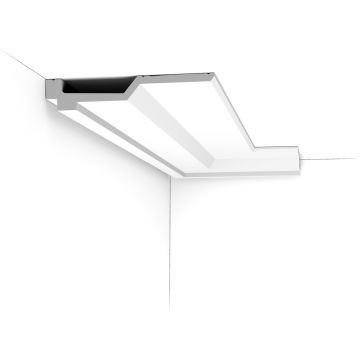 Потолочный карниз Orac Decor (Орак Декор) C354, 215х40, 2000 мм, Полиуретан