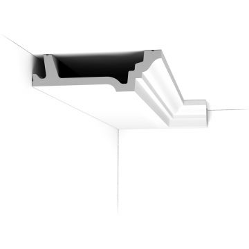 Потолочный карниз Orac Decor (Орак Декор) C305, 155х47, 2000 мм, Полиуретан