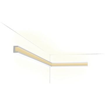 Профиль для скрытого освещения Orac Decor (Орак Декор) CX190 U-Profile (U-Профиль), для подсветки 30х20, 2000 мм, Дюрополимер