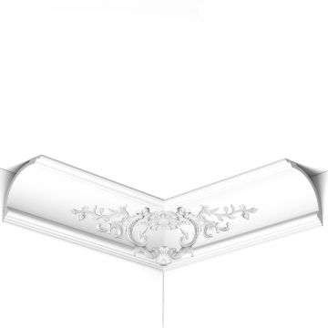 Потолочный карниз Orac Decor C338B Barock, 182х182, 2000 мм, Полиуретан, шт. Потолочный карниз Orac Decor C338B Barock, 182х182, 2000 мм, Полиуретан, шт.