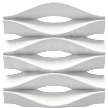 Декоративная стеновая панель Прима Лепнина (Prima Lepnina) 3D Панель 26, 400х60х420 мм