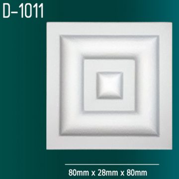 Дверной декор Оптимал декор (Optimal decor) D-1011 83х28х93 мм Белый