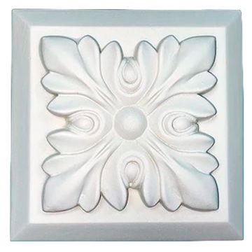 Дверной декор Оптимал декор (Optimal decor) D-1016 81х38х81 мм Белый