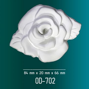 Орнамент Оптимал декор (Optimal decor) OD-702 84х20х66 мм Белый