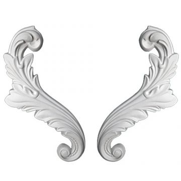 Орнамент Оптимал декор (Optimal decor) OD-703-L/R 270х18х93 мм Белый