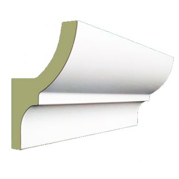 Карниз Оптимал декор (Optimal decor) К 1101 71х42х2200 мм Белый