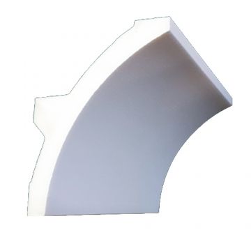 Карниз Оптимал декор (Optimal decor) К 1105 79х60х2200 мм Белый