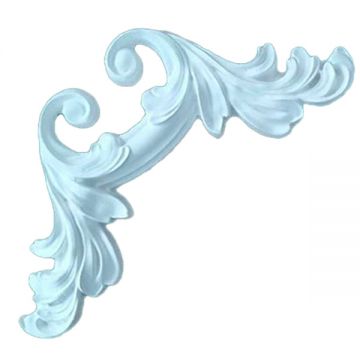 Уголок Оптимал декор (Optimal decor) UD-035 180х20х180 мм Белый