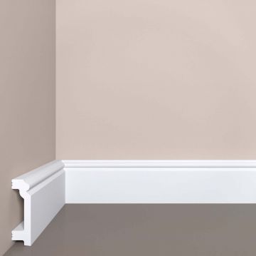 Плинтус напольный Bello Deco (Белло Деко) XPS BD П7 2000х20х70 мм, Белый 00-00106473