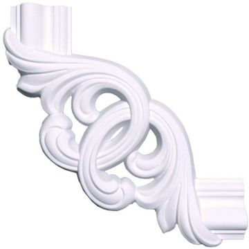 Декоративный угол к молдингу Bello Deco (Белло Деко) PS М10У2 186х186 мм, 00-00103925