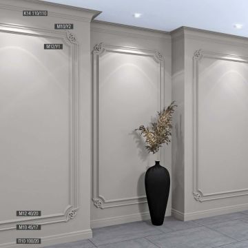 Декоративный угол к молдингу Bello Deco (Белло Деко) PS М10У2 186х186 мм, 00-00103925