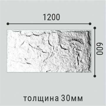 Декоративная стеновая панель Bello Deco (Белло Деко) А005-1 PU 1200х600х30 мм, 00-00108469