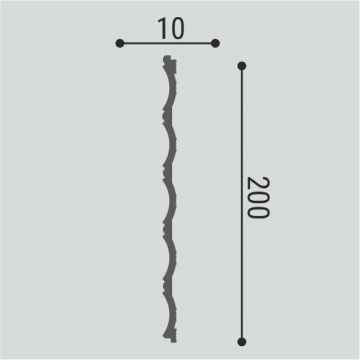 Декоративная стеновая панель Bello Deco (Белло Деко) XPS BD СП 04/2.6 2600х200х10 мм, 00-00105054